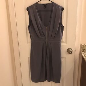 H&M blue/Gray pleaded dress.